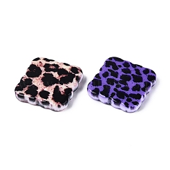 Undurchsichtige Acrylperlen mit Leopardenmuster&nbsp;OACR-Q199-07