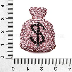 Handgemachte Fimo-Perlen Strass&nbsp;CLAY-Z006-04D