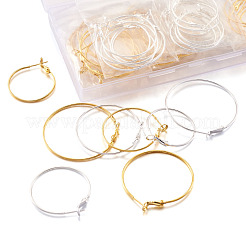 Латунные серьги обруча&nbsp;KK-TA0007-79-NF