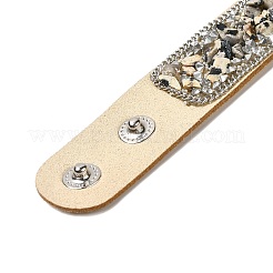 Браслет из искусственной замши с кнопкой&nbsp;LS-BJEW-F428-08