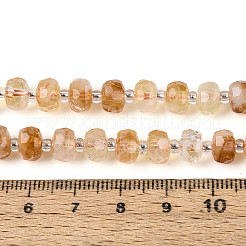 Природный цитрин бисер нитей G-N327-08A-10