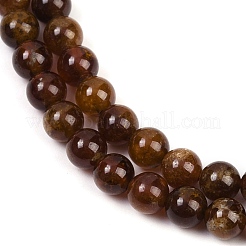 Гранат природный бисер нитей G-U026-A10-6mm