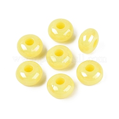 Perles européennes opaques en acrylique sur le thème d'Halloween&nbsp;OACR-E033-19M2