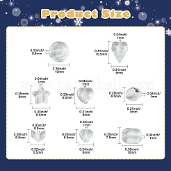 Прозрачные стеклянные бусины&nbsp;GLAA-CJ0002-58