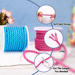 2 рулон полиэстерового миланского шнура 2 цветов OCOR-TA0001-82