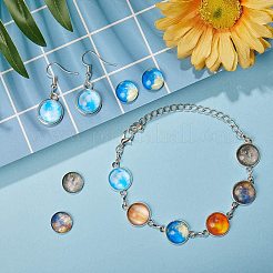 Кабошоны из стекла GLAA-SC0001-03B