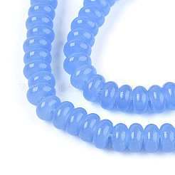 Имитация нефритовые четки стекла GLAA-ZX008-6mm-17E