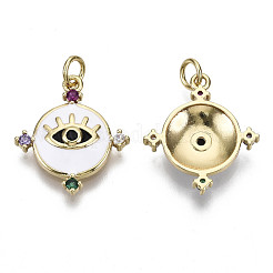 Латунные микро проложить кубического циркония подвески&nbsp;ZIRC-N039-079A-NF