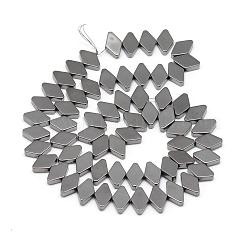 Electroplate non magnetici ematite sintetico fili di perline&nbsp;G-Q486-13H