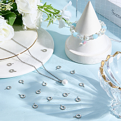 20 шт. латунные микрофибровые кубические циркониевые штифты-держатели&nbsp;KK-BBC0020-31P