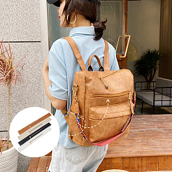 4 шт. 4 цвета pu кожа молния швейная фурнитура FIND-BBC0004-05