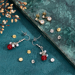 6 пара 2 цветов 925 серебряные фрикционные гайки для ушей&nbsp;FIND-PH0018-22