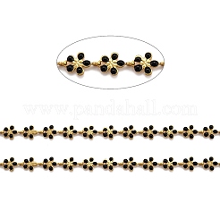 Catena a maglie smaltate in ottone dorato&nbsp;CHC-H103-08J-G