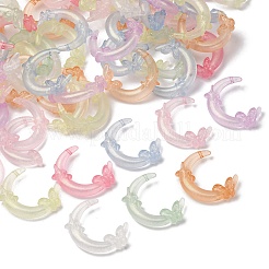 Светящиеся прозрачные акриловые бусины&nbsp;X-LACR-S001-10