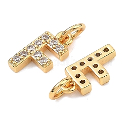 Ciondoli Shegrace in ottone con micro pavé di zirconi cubici trasparenti&nbsp;XGRQ29628-394G-F