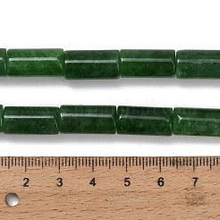 Billes de jade naturelles de teint en malaisades teintes&nbsp;G-C285-B01-01F