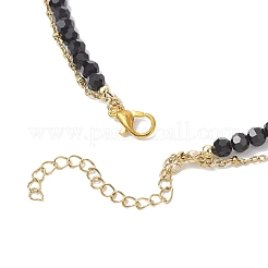 Двухслойные подвески-цепочки из нержавеющей стали 304 NJEW-JN05510-01