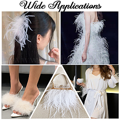 2м модная отделка из перьев страуса&nbsp;DIY-GF0009-45A-02