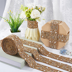 Полиэстеровая лента в этническом стиле для украшения шитья&nbsp;OCOR-WH20007-26C