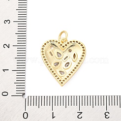 Ottone micro spianare pendenti zirconi&nbsp;KK-D325-58G-01