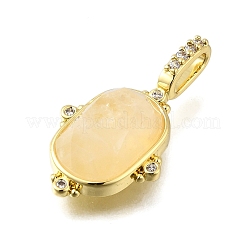 Латунные микро проложить кубического циркония подвески&nbsp;KK-S523-019G-B
