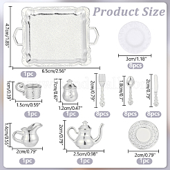 Vajilla de plástico en miniatura&nbsp;DIY-WR0005-60B