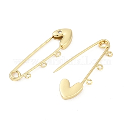 Многожильные звенья из латуни с паве из кубического циркония KK-U062-52G