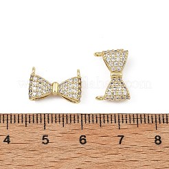 Breloques en laiton zircon cubique transparent&nbsp;CU-B002-07G