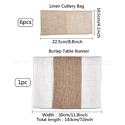 Дорожка из мешковины для обеденного стола DJEW-FG0001-02