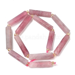 Природного розового кварца нитей бисера&nbsp;G-D353-A19