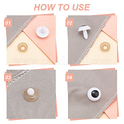 240 набор из 6 пластиковых кукольных глаз DOLL-PH0001-21