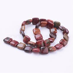 Fili di perline di picasso pietra naturale / picasso&nbsp;G-G683-02-10x10mm