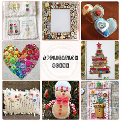 80 шт. фарфоровые пуговицы с 4 отверстиями PORC-PJ0001-03