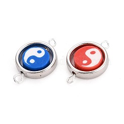 Полимерные глиняные бусины с пластиковой оправой ccb подвески&nbsp;CLAY-T022-35M-01