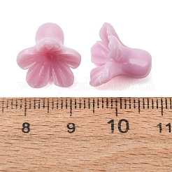 Perles sculptées en corail synthétique teint&nbsp;GG-CBAE64B-01A-05