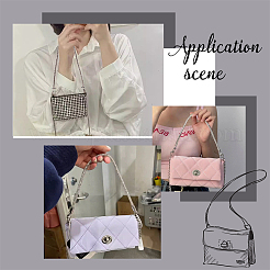 Ремни для сумок из сплава со стразами&nbsp;FIND-WH0111-443