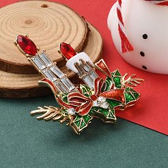 Эмалированные булавки на рождественскую тематику&nbsp;LS-JEWB-F034-01A