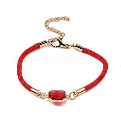 12 pz 12 colori braccialetti in poliestere&nbsp;BJEW-P340-13E-G