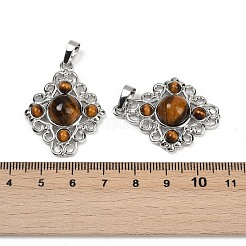 Природных тигровый глаз подвески&nbsp;G-Z077-01P-13