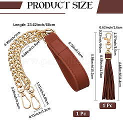 1 шт. цепочка для сумки из искусственной кожи&nbsp;FIND-CL0001-15A