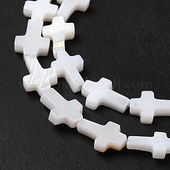 Нити бусин из натуральных пресноводных ракушек&nbsp;X-BSHE-E026-18