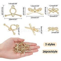 60 шт. 3-х стилевые литые звенья/соединители&nbsp;FIND-CA0002-93