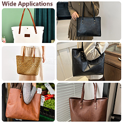 12 шт. 6 цвета ПУ искусственная кожа заклепочные ремни для сумки&nbsp;DIY-CL0002-37B