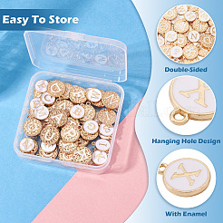 52pcs 2 Arten Legierungs-Emaille-Charms&nbsp;ENAM-TA0003-54