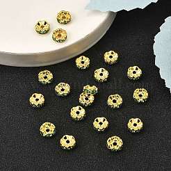 Латунь марки А горный хрусталь Spacer бисер RSB030NF-10G