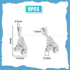 8 шт. подвески из нержавеющей стали 304 STAS-UN0045-35P