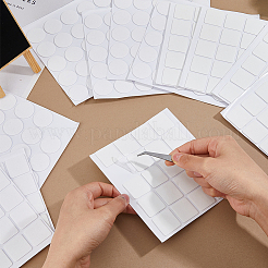 310 шт. 2 стиля квадратный/круглый акриловый двухсторонний скотч AJEW-FH0004-93