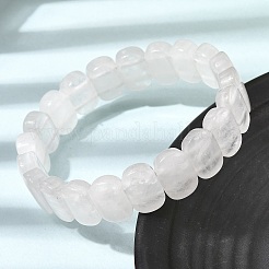 Bracelets extensibles en perles de cristal de quartz naturel pour femmes et hommes&nbsp;BJEW-D461-02H