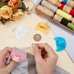 8 Stück 4 Farben Kunststoff-Nähschablonenlineal&nbsp;DIY-CL0001-28