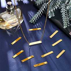 Наборы для самостоятельной штамповки пустых бирок для изготовления ожерелий&nbsp;DIY-SC0013-40G